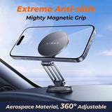 LISEN Magnetic 360° Rotatable Foldable Metal Car Phone Holder