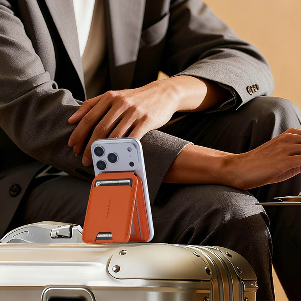 Mark Ryden MagFold MR21 Slim MagSafe Wallet for iPhone – Magnetic Card Holder Stand