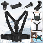 Chest Strap Mount with Adjustable Phone Holder for GoPro and Smartphones - Saleshubstore