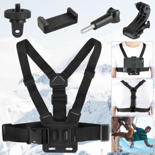 Chest Strap Mount with Adjustable Phone Holder for GoPro and Smartphones - Saleshubstore