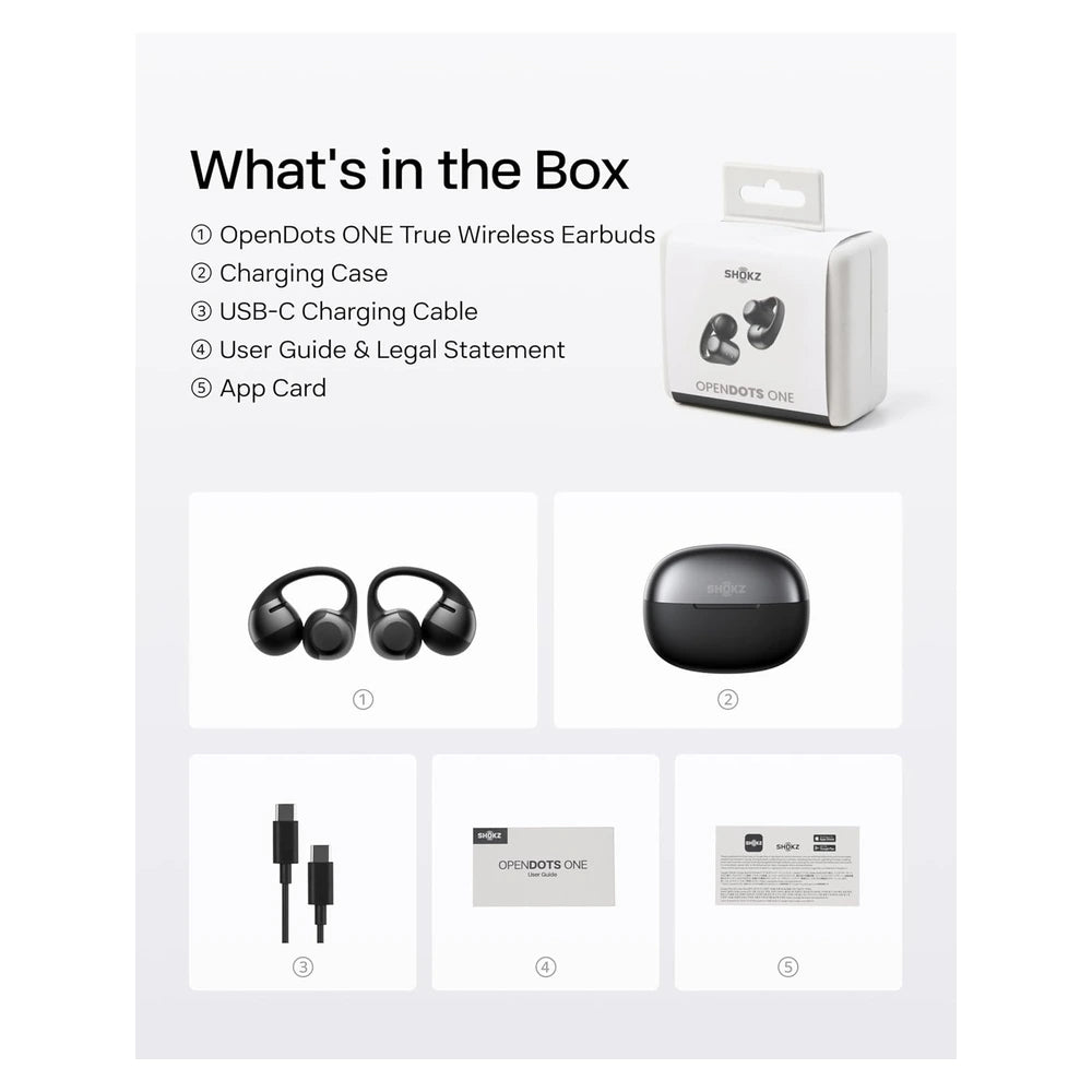 Shokz OpenDots ONE Open-Ear Headphones