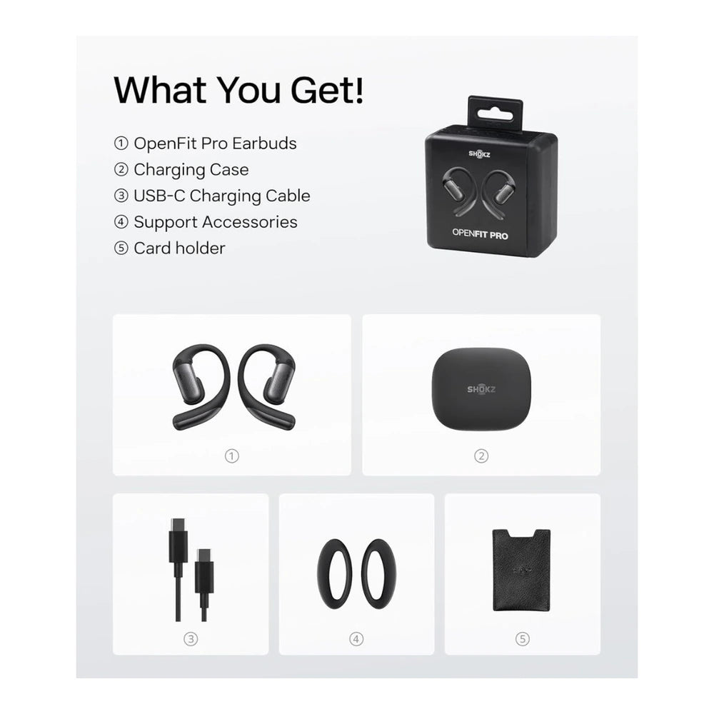Shokz OpenFit Pro Open-Ear Earbuds