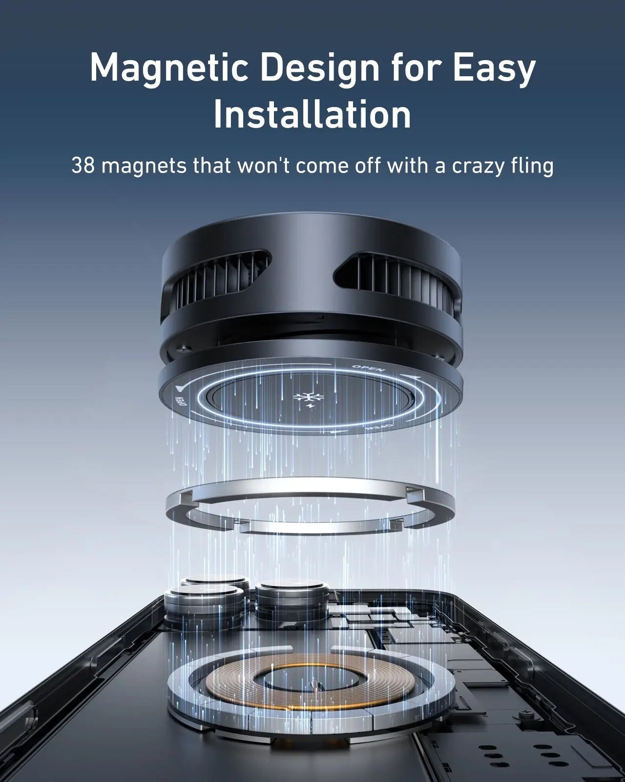 TELESIN Magnetic Phone Cooler
