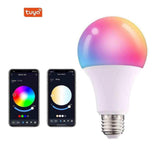 Tuya 9W Smart Light Bulb Bluetooth / Wifi E27 Dimming RGB Ambient Lamp Support Music Rhythm Timing Setting - Saleshubstore