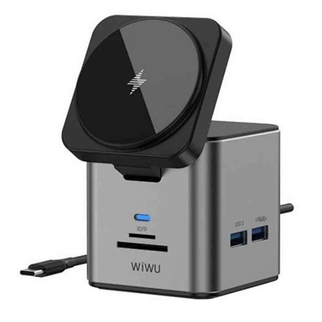WIWU Wi-W025 Cube Hub 9-in-1 Multi-Port Docking Station Hub - Saleshubstore
