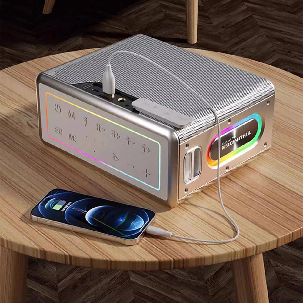 WIWU P19 Thunder Bluetooth Speaker With Two Microphones - Saleshubstore