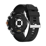 WiWU SW03 AMOLED Smartwatch Black Metal With FREE Black Silicone Band - Saleshubstore