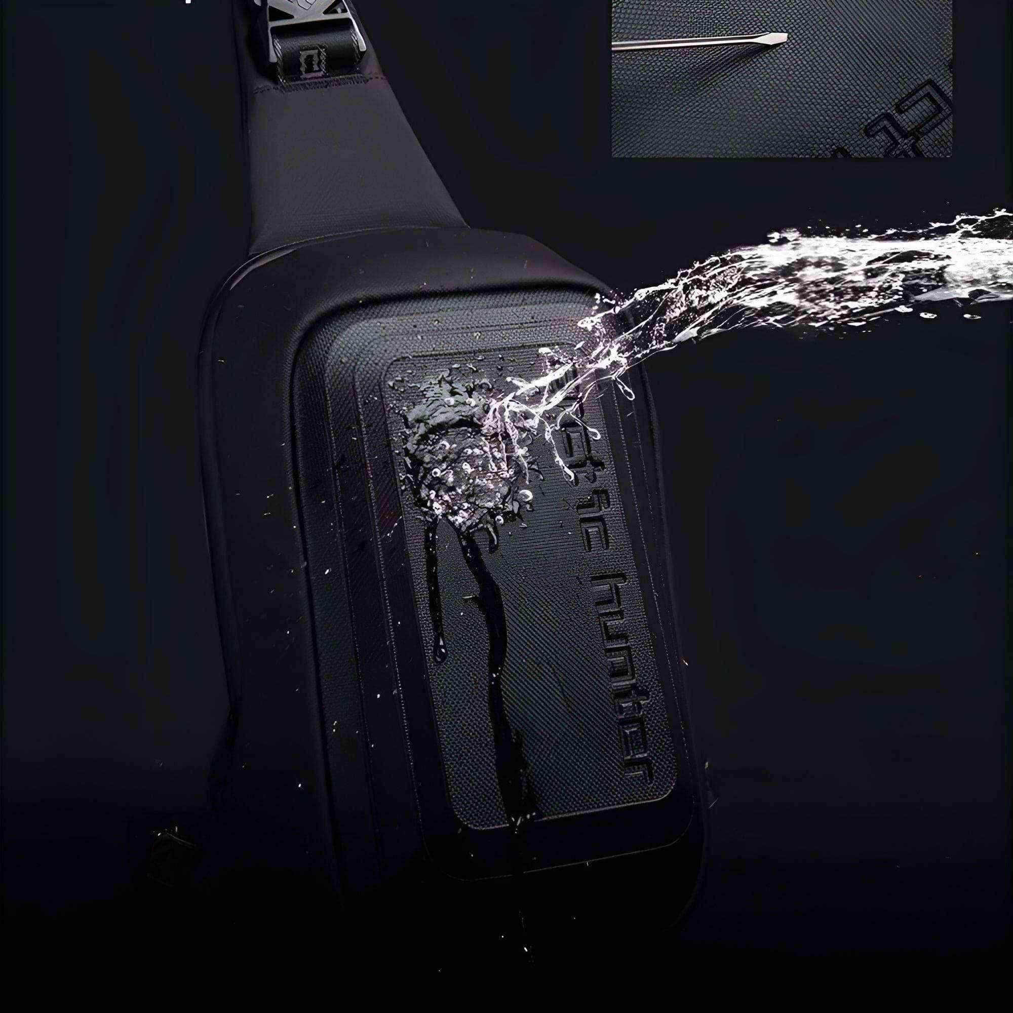 Arctic Hunter XB00126 Water-Resistant Hard Shell Sling Bag – Crossbody Tablet Bag for 9.7" iPads - Saleshubstore