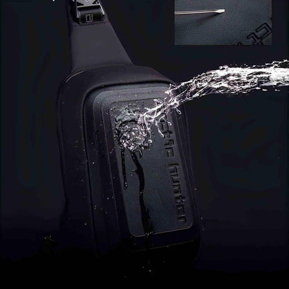 Arctic Hunter XB00126 Water-Resistant Hard Shell Sling Bag – Crossbody Tablet Bag for 9.7" iPads - Saleshubstore