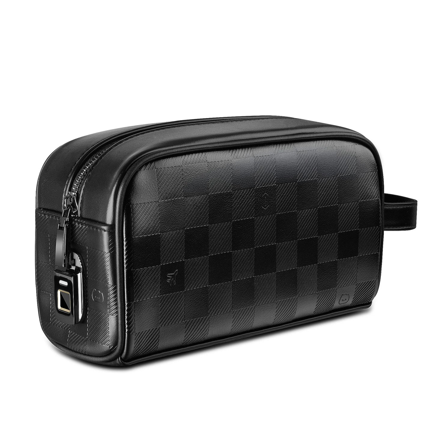 WIWU Phantom Fingerprint Lock Pouch – Secure Travel Organizer (Black)